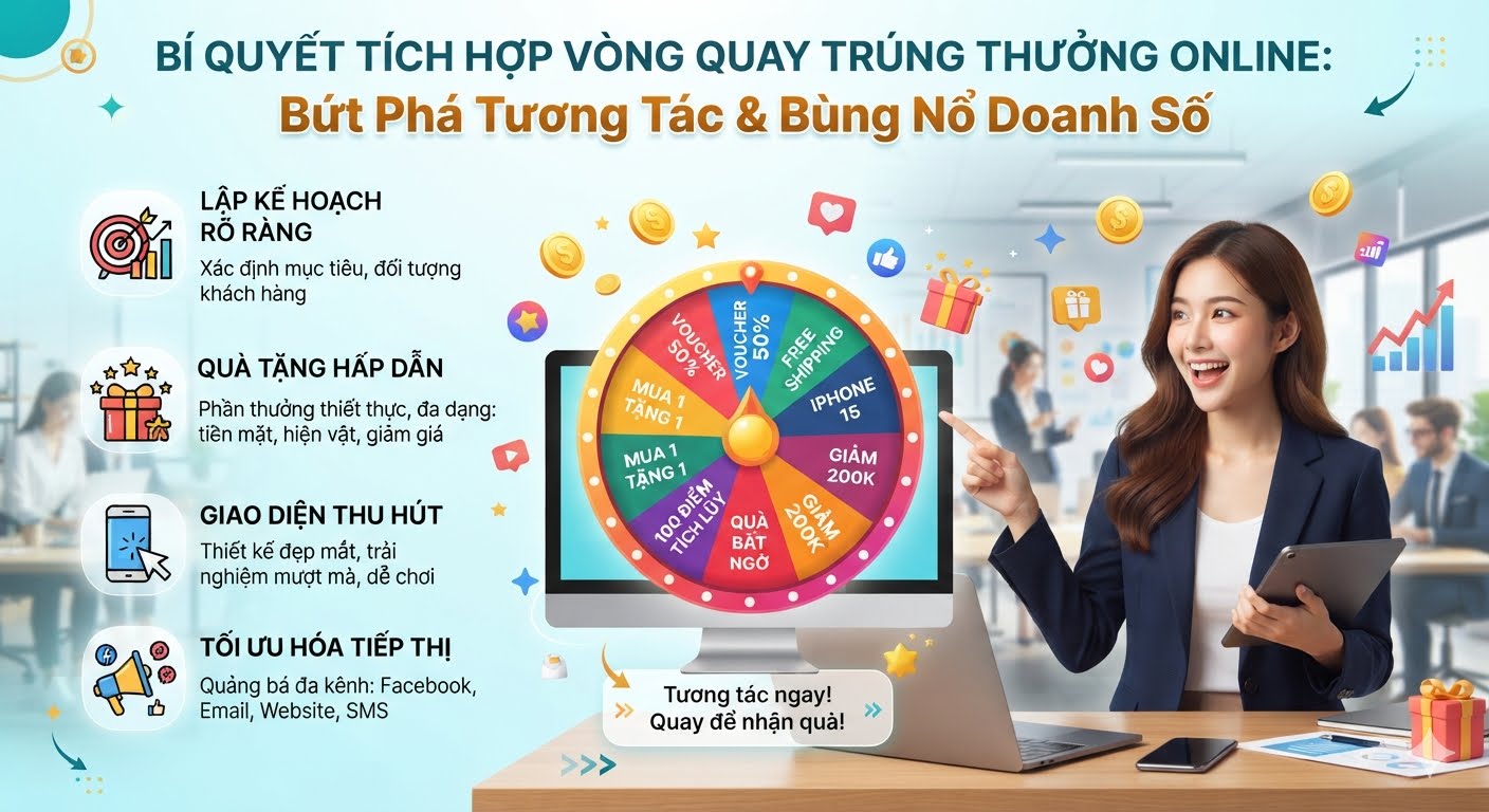 vòng quay trúng thưởng online