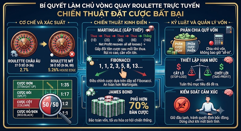 vòng quay roulette