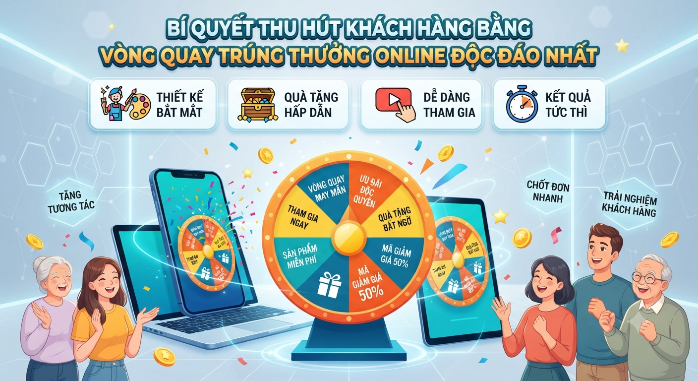 vòng quay trúng thưởng online
